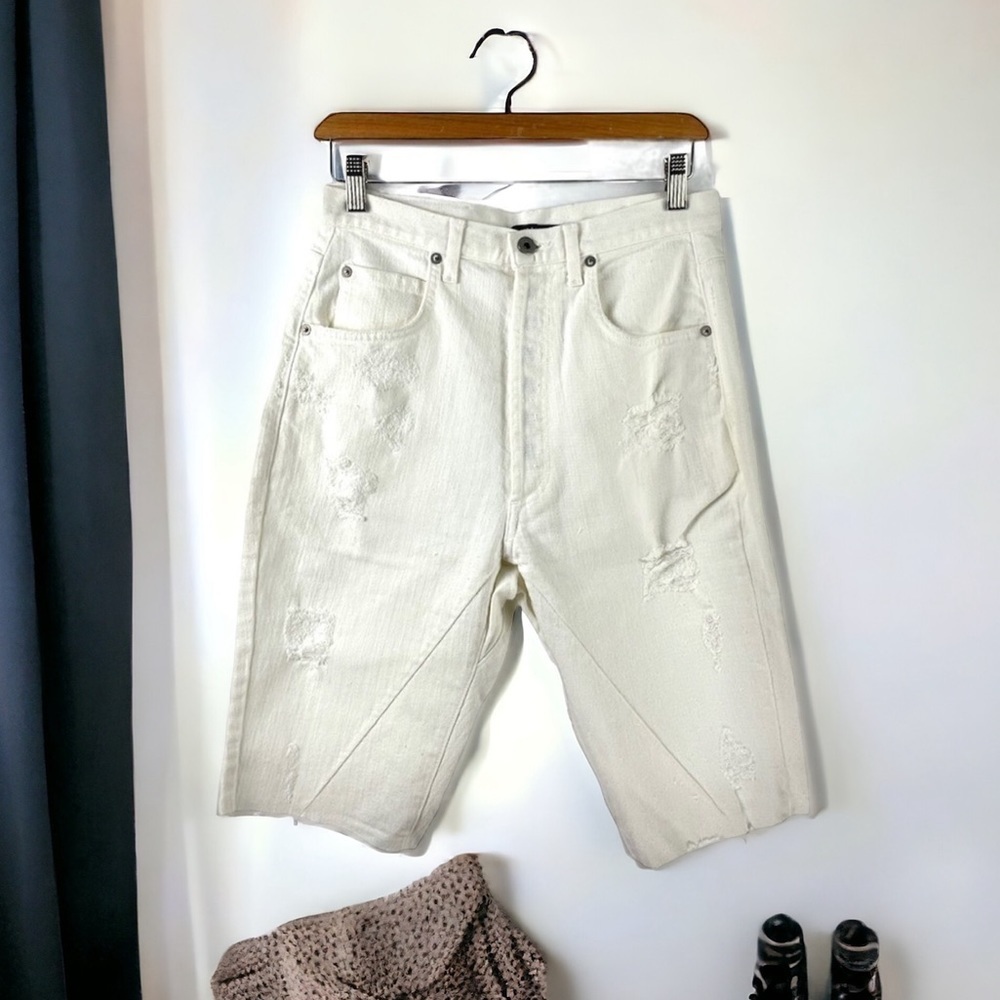 RAIF Adelberg High Rise Bermuda Cut-Off Shorts 31